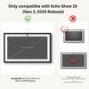 DICHA Decorative Wood Frame for Echo Show 15 (Gen 2,2024