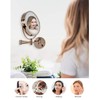 OVENTE Wall Mounted Lighted Makeup Vanity Mirror, 9" Hard Wired