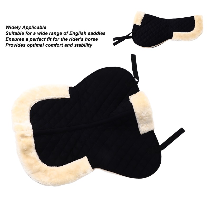 Saddle Pad Cotton Shock Absorption Thickened Keep Balance English Saddle