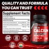 Calcium 1200 mg with 5000 IU Vitamin D3, 100mcg Vitamin