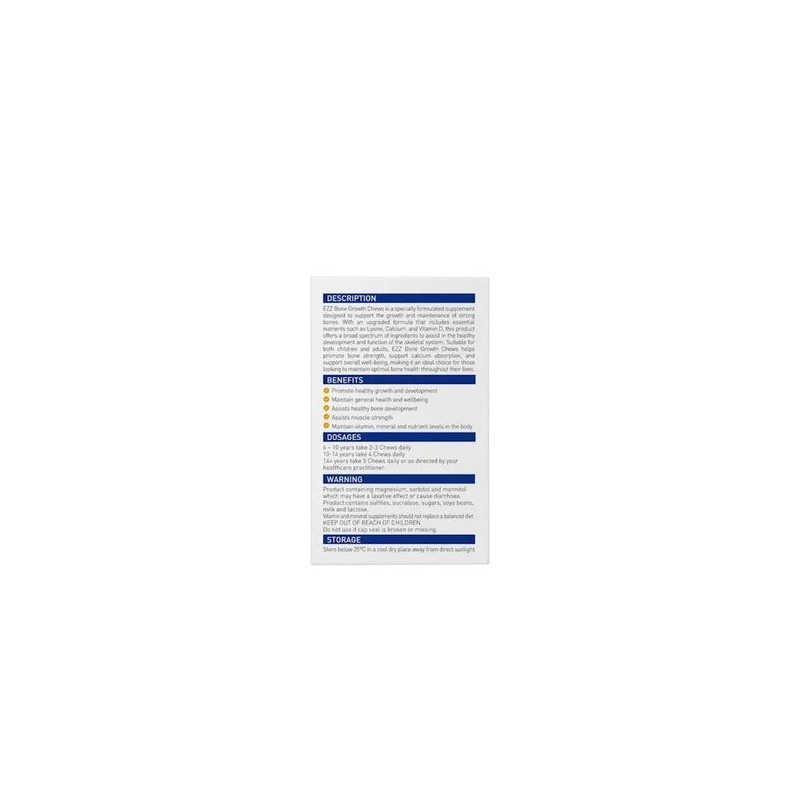 EZZ Bone Growth 120 Chews
