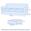 SUBRTEX Sofa Slipcover with Separate Cushion Couch Cover 3-Seaters Furniture