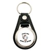 Huuraa Keyring Peace Was Never an Option Goose Gift Shopping Trolley Token Peace Was Never an Option Gift Idea, Metal with faux leather, Unit size