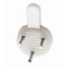 30mm Plastic Hard Wall Picture Hooks (Pack of 20)