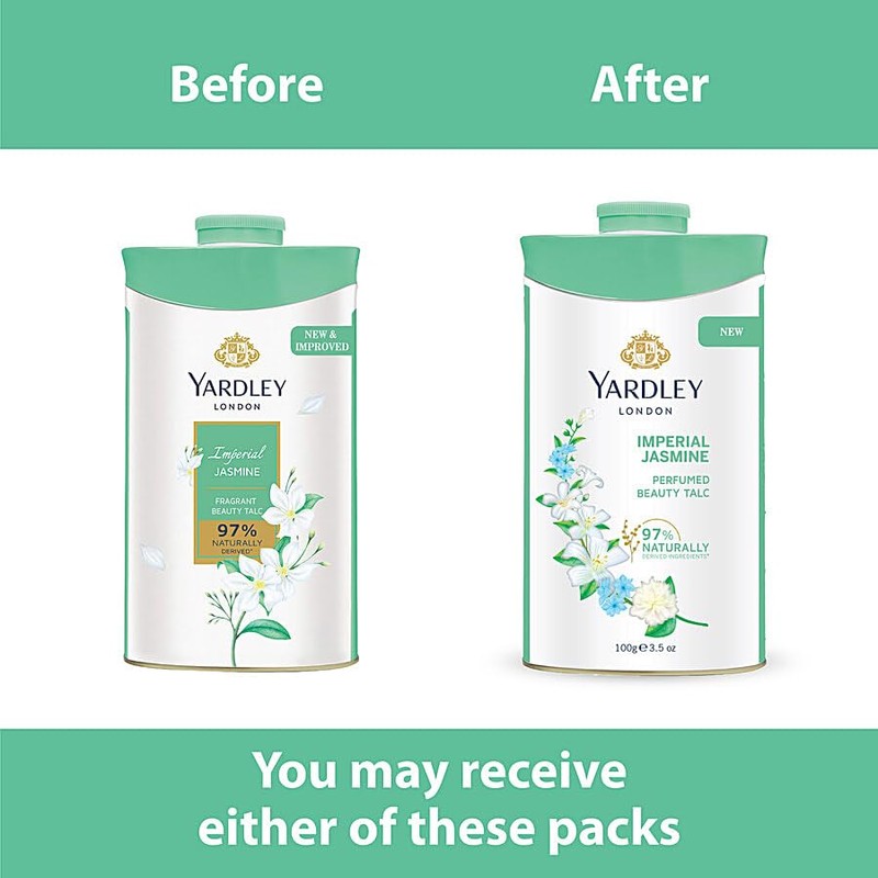 Yardley London Perfumed Talc Jasmine 100g