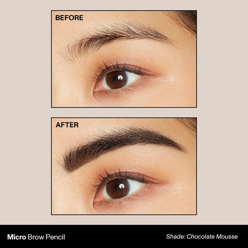 Micro Brow Dual-Ended Pencil & Spoolie - Chocolate Mousse