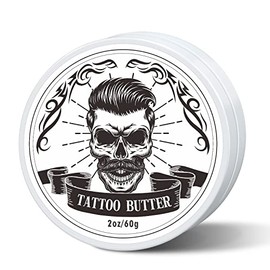 FUNAN Tattoo Butter Aftercare Cream, Tattoo Care Balm for Pre, During, After Tattoo Process, Safe, Natural Tattoo Aftercare Cream - 2 oz