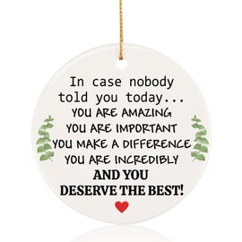 TheGiffter Leaving Gifts for Colleagues Women, Ceramic Hanging Ornaments Leaving Presents for Your Favourite Work Colleagues, Retirement Change of Job Leaving Gifts for Colleagues