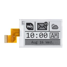 Waveshare 2.7inch E-Ink Raw Display Compatible with Raspberry Pi 4B/3B+/3B/2B/B+/A+/Zero/Zero W/WH/Zero 2W Series Boards 264x176 Resolution with SPI Interface Without PCB