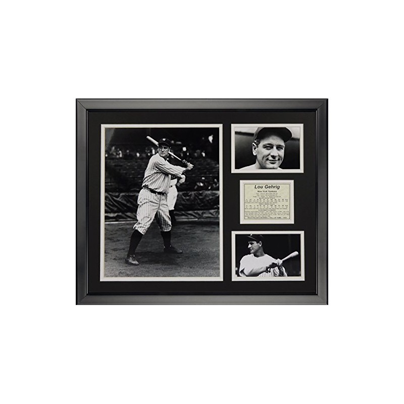 Legends Never Die Lou Gehrig Framed Photo Collage, 16" x