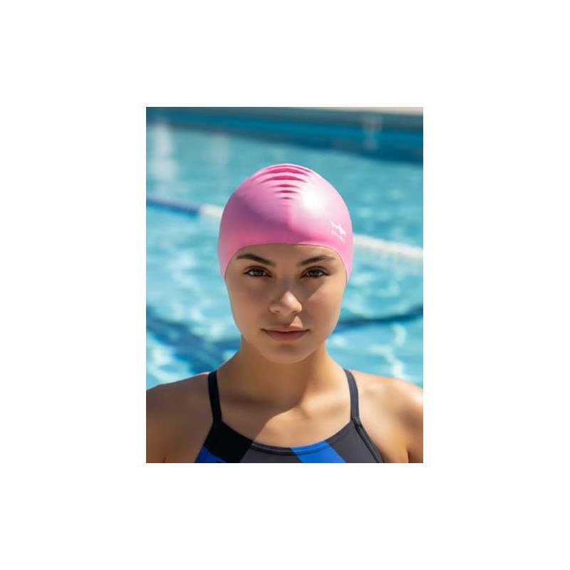 escualo Gorra para Natacion Unisex Adulto Modelo Gx60 (Silicon) Impermeable,