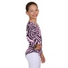 Janisramone Girls Kids Zebra Print Long Sleeve Gymnastics Stretch Dance