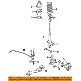 Genuine Honda 52395-S5A-004 Rear Arm (Upper) Bush