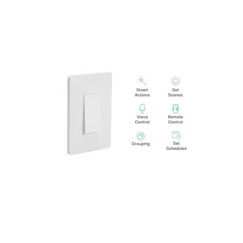 Smart WiFi 3way Light Switch,Compatible with Alexa and Google Home,