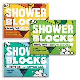 Shower Blocks - Mixed 3 Pack Solid Shower Gels - Mens Edit