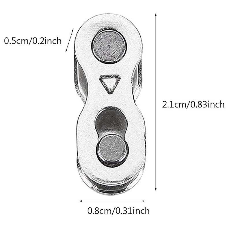 Cocoarm Pack of 10 Chain Lock 6/7/8/9/10 Speed Chain Bicycle