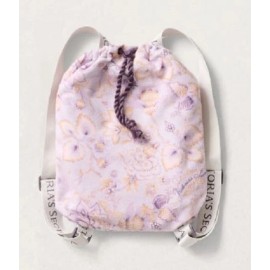 Victoria's Secret Packable Floral Stripe Beach Towel 2 in 1 Backpack Style NWT