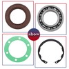 Thomletha Rear Axle Bearing Replacement for Kawasaki Mule 2510 KAF620A