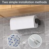 Mbillion Paper Towels Holder Under Cabinet Wall Mount and Self-Adhesive