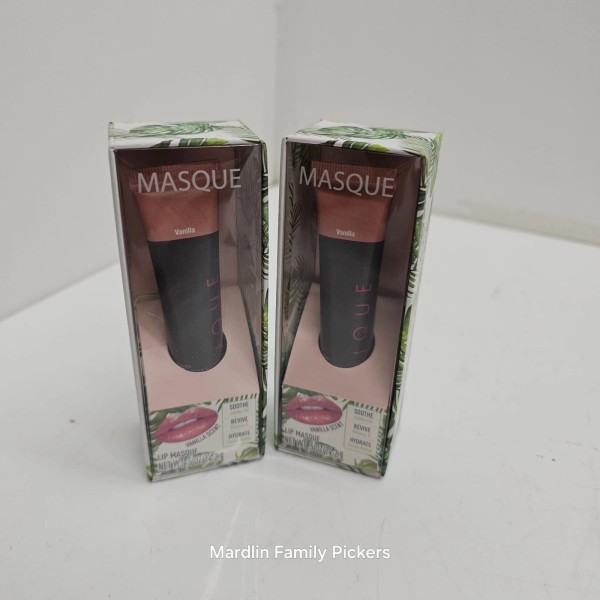 Lique Lip Care Masque Vanilla Scent Hydrating 0.5 oz Lot