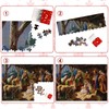 ONEANU Nativity Advent Calendar Jigsaw Puzzle 2024-1008 Pieces Xmas Holiday