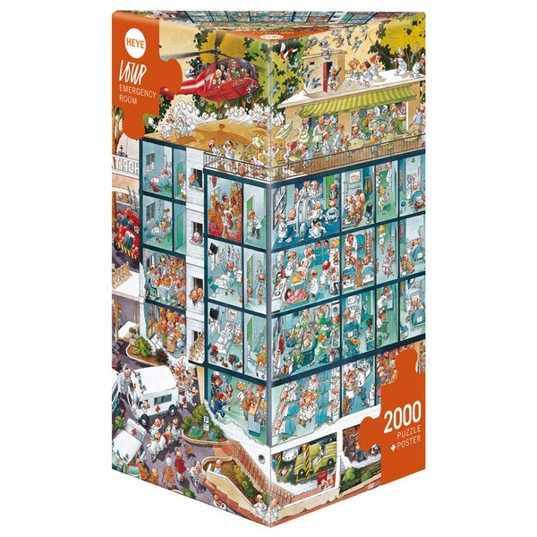 Heye Emergency Room 2000 Piece Jean-Jacques Loup Jigsaw Puzzle