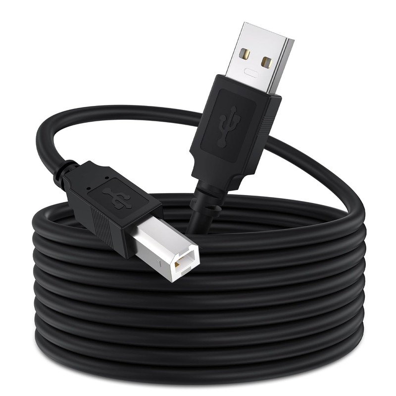Gina Joyfurno USB 2.0 Printer Cable 5ft/1.5M USB-A to USB-B