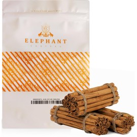 CEYLON True ALBA Cinnamon (Canela Ceilan) | 5" Long Sticks | Fresh Harvest | Naturally Sweet Cinnamomum Zeylanicum (Verum) | Lanka Luxury Spices | 150 Grams (Approx 20-25 Quills)