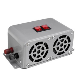 Riloer 600W 12V Auto Heater Electric Heating Fan, Electric Dryer Windshield Defogging Demister Defroster for 12V Vehicle Trucks Boat UTV, Defroster for Winter Fast Heating Low Noise