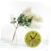 Ciieeo Family-Friendly Fridge Clock Round Wall Magnet Fruit Design Sleep