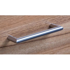 GedoTec LIA Drawer Handle Stainless Steel Cabinet Handle Round Furniture Handle for Cabinet Doors Stainless Steel Matt Brushed Railing Handle Diameter 13 mm BA 320 mm 1 Piece Design Bar Handle with