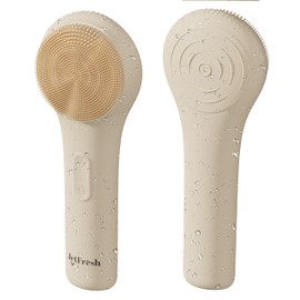JetFresh Electric Face Scrubber Facial Cleansing Brush 5 Modes, Soft Bristles, Waterproof and Rechargeable Silicone Face Brush for Deep Cleansing, Exfoliating, Massaging for Men and Women