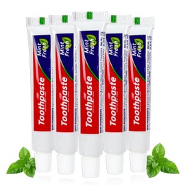 JoseHana Mini Toothpaste Bulk Travel Size, 0.35 oz Small Toothpaste Bulk Disposable for Homeless, Hotel, Guests, Office, 50 Count