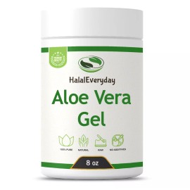 Gel de aloe vera 8 oz - 100% puro orgánico calmante hidratante loción para el cuidado de la piel