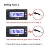 Motorcycle Digital Display 4 in 1 Thermometer Oil Engine Temperature