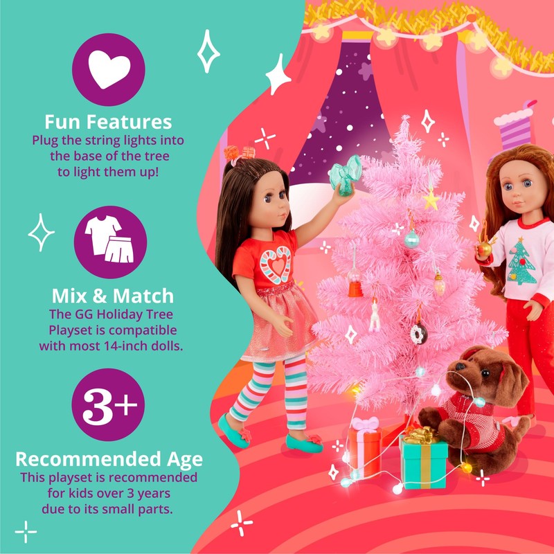 Glitter Girls – 14-Inch Doll Accessories – Winter Tree Playset