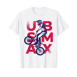 BMX Bike Support Team Flag USA Track Rider American T-Shirt