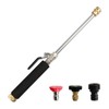 YunGuoGuo High Pressure Hose Nozzle for Garden Car,Heavy Duty Metal