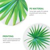 Frcolor Hawaiian Party Birthday Tablecloth Tropical Palm Leaves Print Waterproof