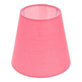 HEMOTON Lamp Shades Ceiling Table Lamp Shade Pink Cloth Ceiling Pendant Lampshade