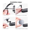 Aluminium Alloy Bicycle Adjustable Rearview Handlebar Mirror Cycling Back Eye