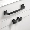 Asidrama 10 Pack 5 Inch(128mm) Kitchen Cabinet Handles, Matte Black