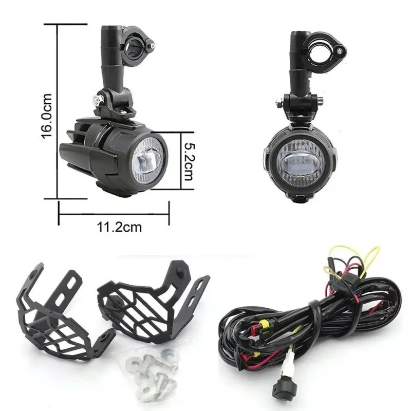 Unbranded For Honda CRF1100L Africa Twin Motorcycle LED Auxiliary Fog