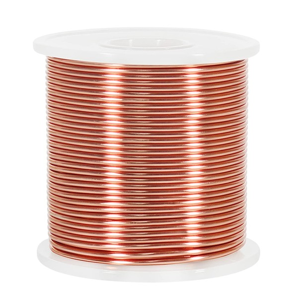 GINOYA 16 Gauge 1.5mm Aluminum Craft Wire,164 Feet 50m Bendable