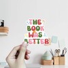 (3Pcs) The Book was Better Stickers Read Books Sticker Reading
