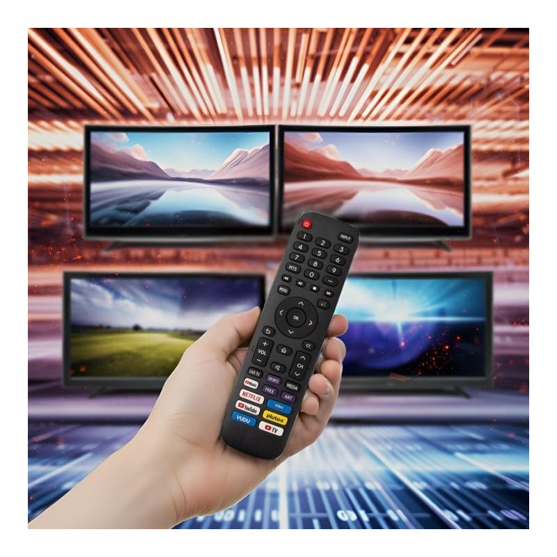 UBay Reemplazo para Hisense-TV-Remote, En2B30H Remote Compatible con Todos Los