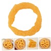 KOMBIUDA Realistic PVC Squid Rings Pack Fake Food Model Simulated