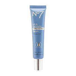 Boots No7 Lift  Luminate TRIPLE ACTION Serum 30ml VISIBLY REDUCES WRINKLES by Lift  Luminate Triple Action                                            