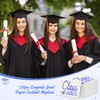 Houuqe 120pcs Class of 2025 Graduation Napkins, 5 x 5