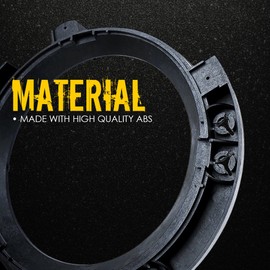 Xprite 7 Inch Headlight Mounting Bracket Replacement Headlight Mount Bracket Black Ring Compatible with 2007-2018 Jeep Wrangler JK